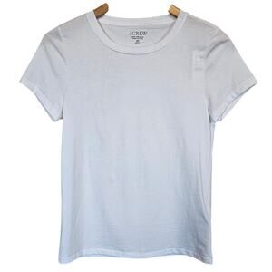 J Crew 100% Peruvian Pima Cotton Crew Neck T-shirt Slim Fit Women's Size XS